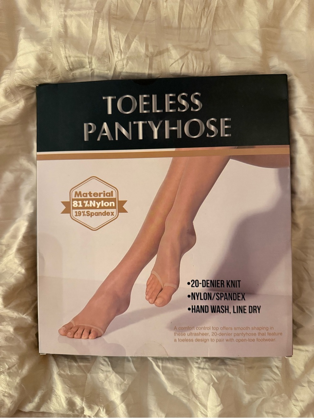 Toeless Pantyhose Nude Sheer Hosiery